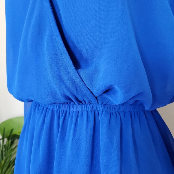 Express Sheer Sleeve Sun Dress 👗 - Picture 5 of 10